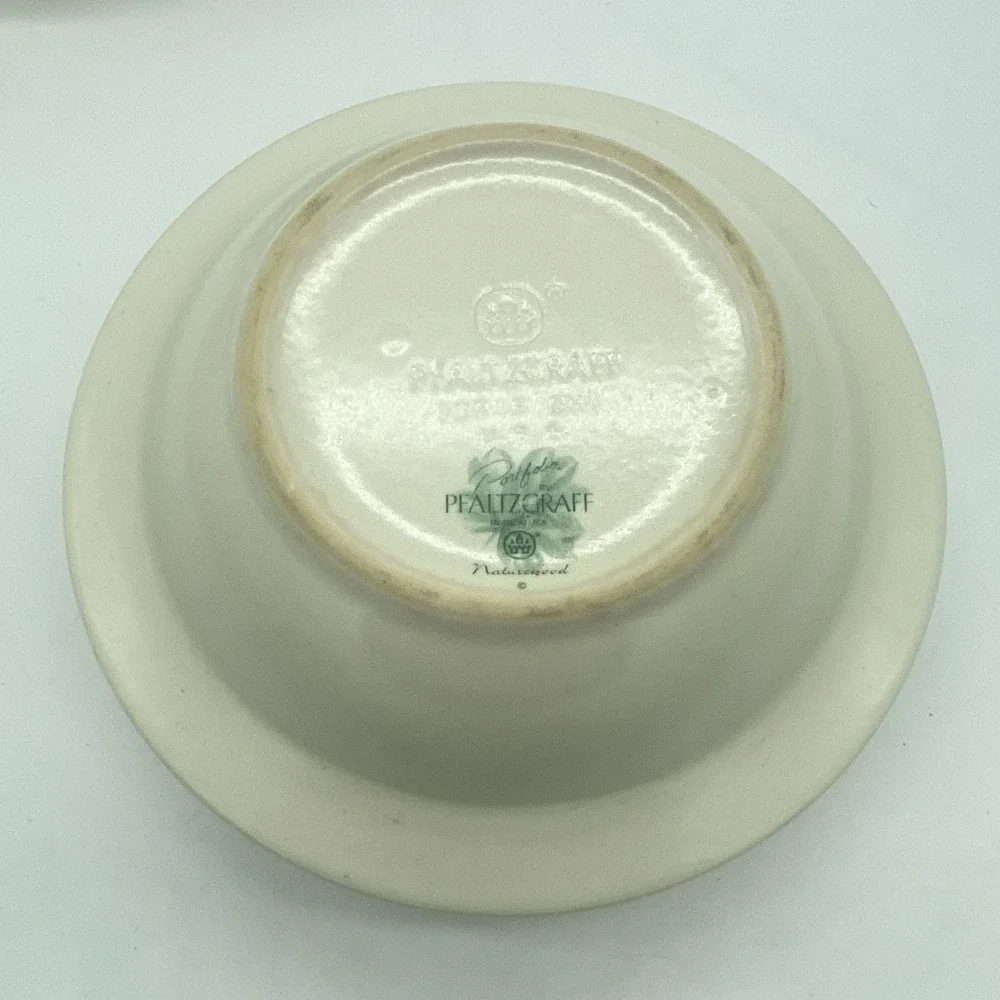 Pfaltzgraff Naturewood Deep Rimmed Soup Cereal Bowls‎ 7 1/4